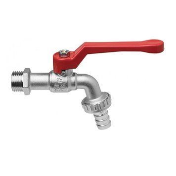 73000204R Кран поливочний кульовий ARNO &Oslash;1/2" алюмінієва ручка PN20 0/+95&deg;C Idrosanitaria Bonomi 73000204R фото