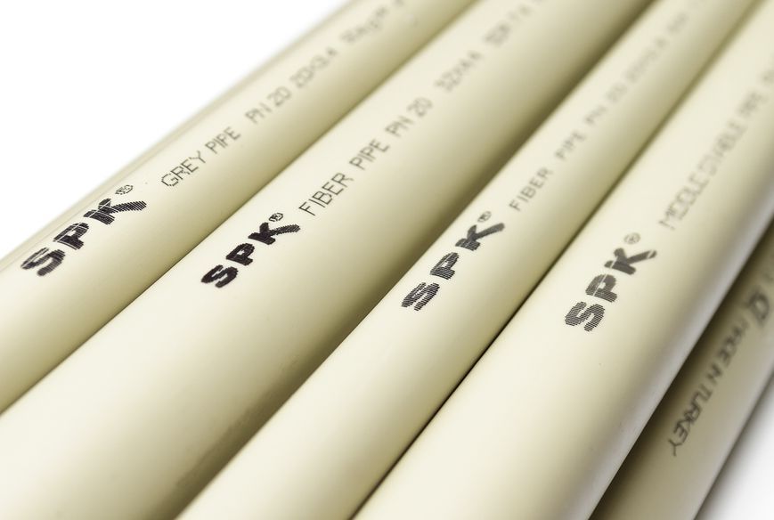 Труба полипропиленовая арм. стекловолокном Fiber PN25 SPK (&Oslash;40) 1015PF-000040 фото