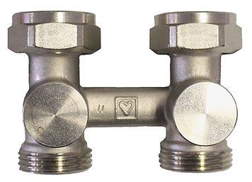 Узел нижнего подключения HERZ-3000 проходной (S3/4" х 1/2" ХХХ замена на 1376632) 1376622 фото