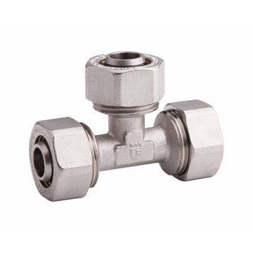 Трійник обтискний SD Plus 16 SD158W161616 фото