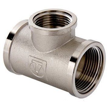 Трійник перехідний вн.-вн.-вн. нікель 1 1/4"х1/2"х1 1/4" VTr.750.N.0704 фото