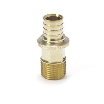 Перехідник RAUTHERM S із зовнішньою різьбою 17-R 1/2"-L15 258817002 фото